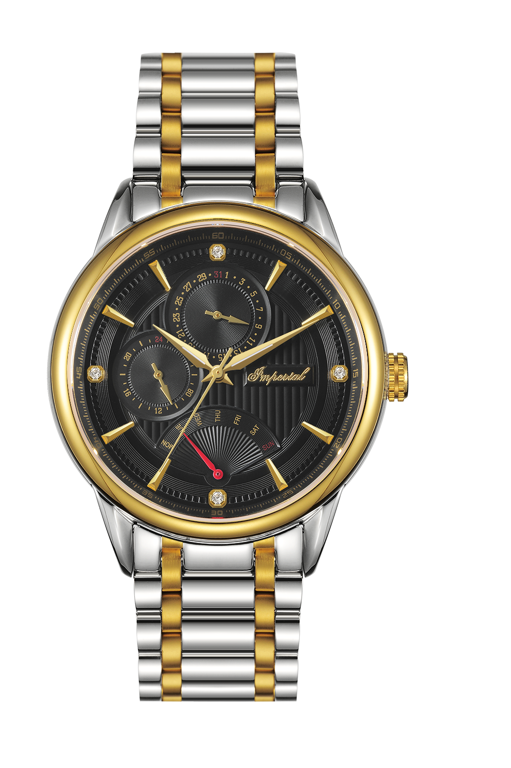 Imperial Chronograph – Racing-Inspired Design (Ref. 4709) Two-Tone Black Dial