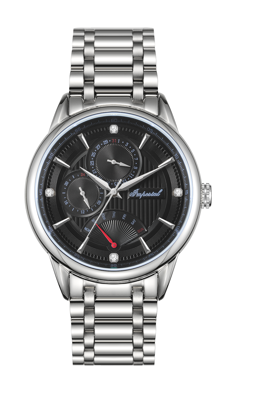 Imperial Chronograph – Racing-Inspired Design (Ref. 4709) White and Black