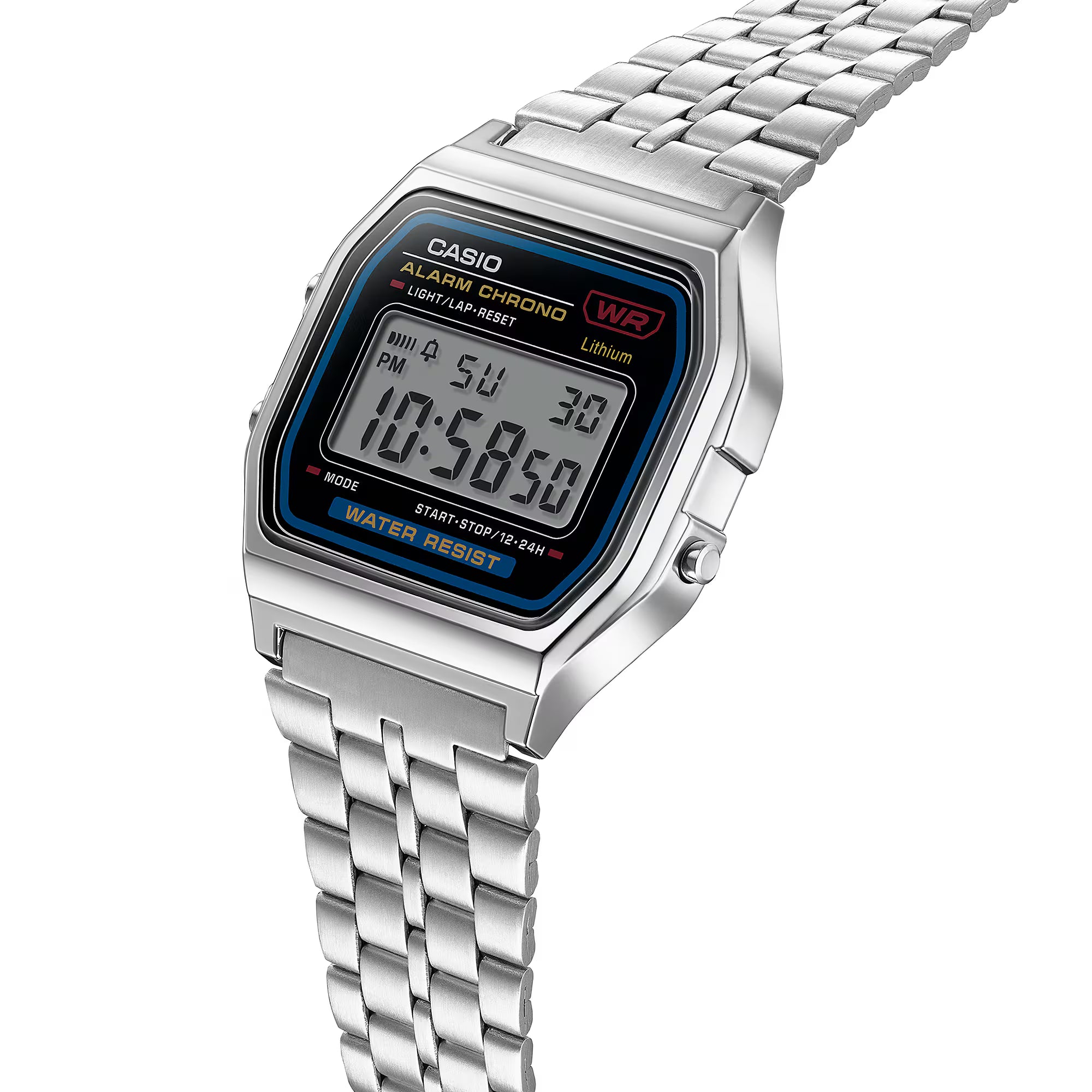 Casio Classic Digital – Silver Tone (A159)