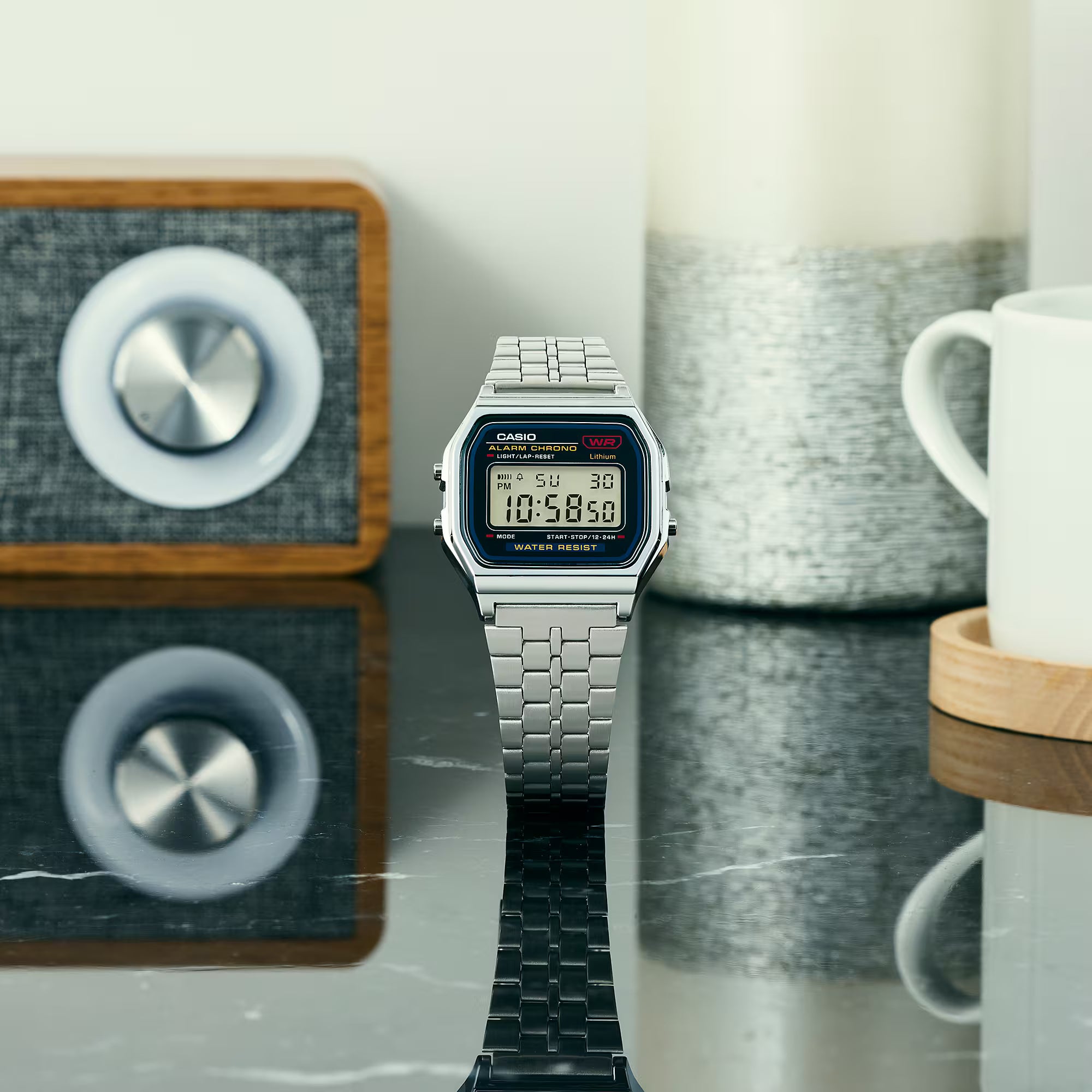 Casio Classic Digital – Silver Tone (A159)