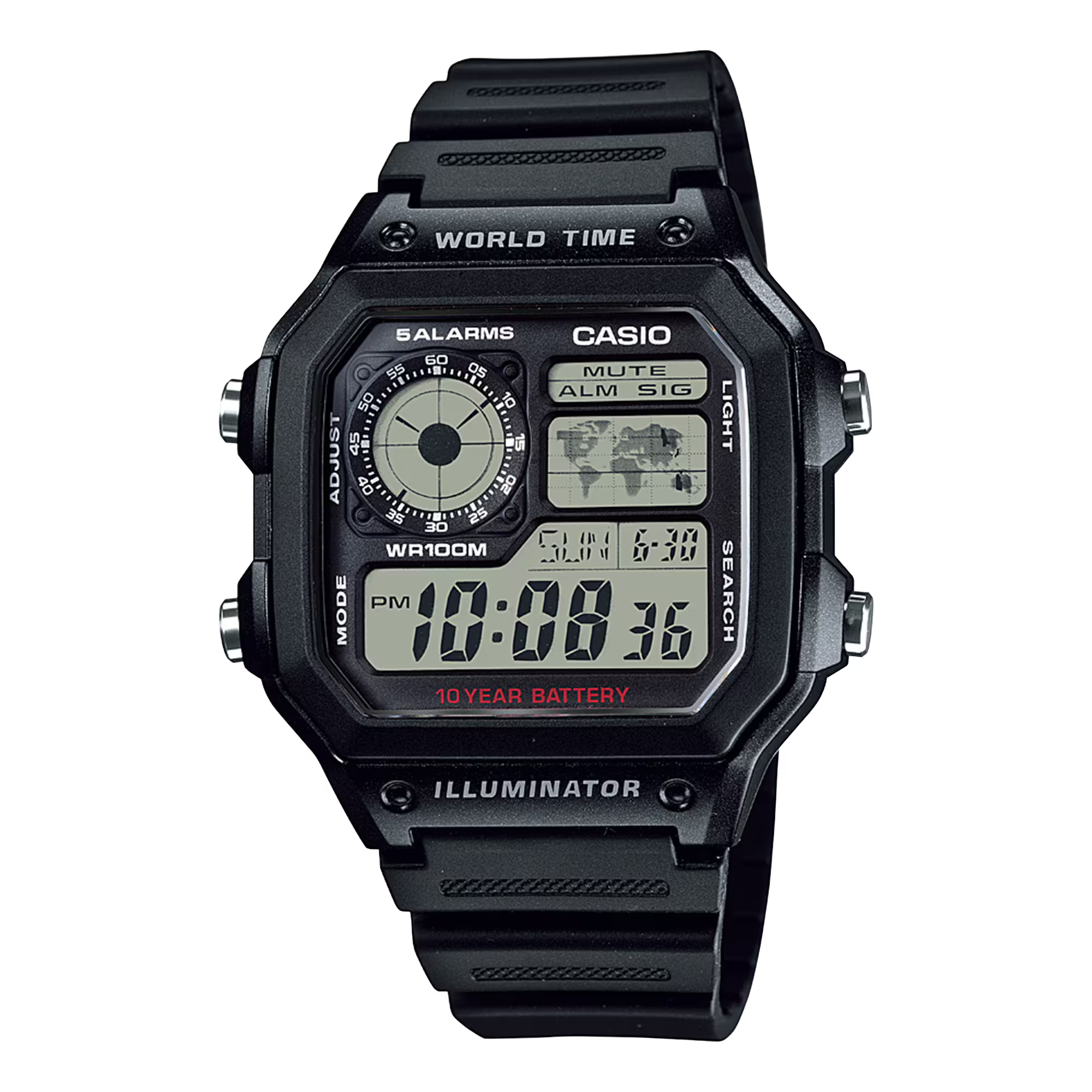 Casio World Time – Multi-Time Display (Ref: AE-1200WH)