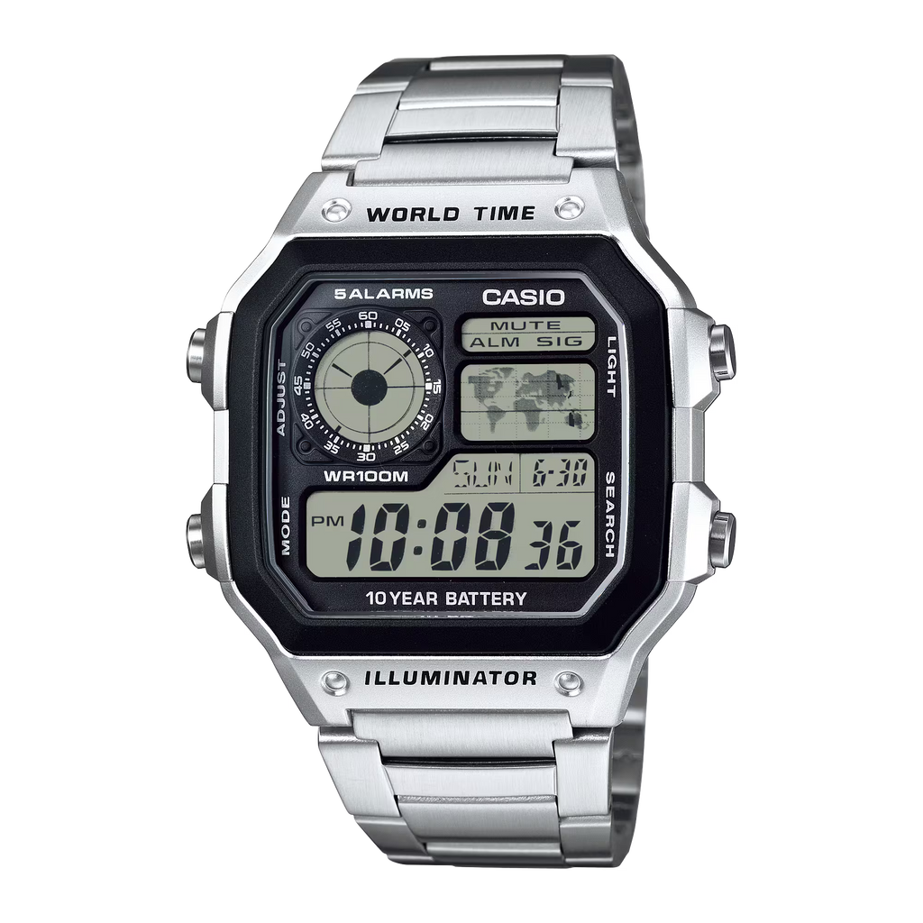 Casio World Time – Multi-Time Display (Ref: AE-1200WHB)