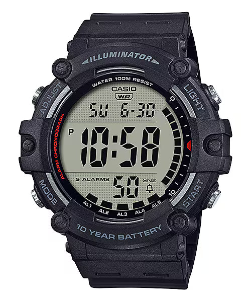 Casio Classic Digital – Black Resin (AE-1500WH)