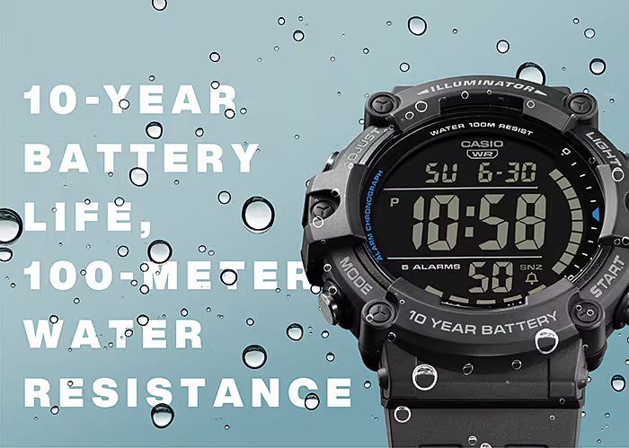 Casio Classic Digital – Black Resin (AE-1500WH)