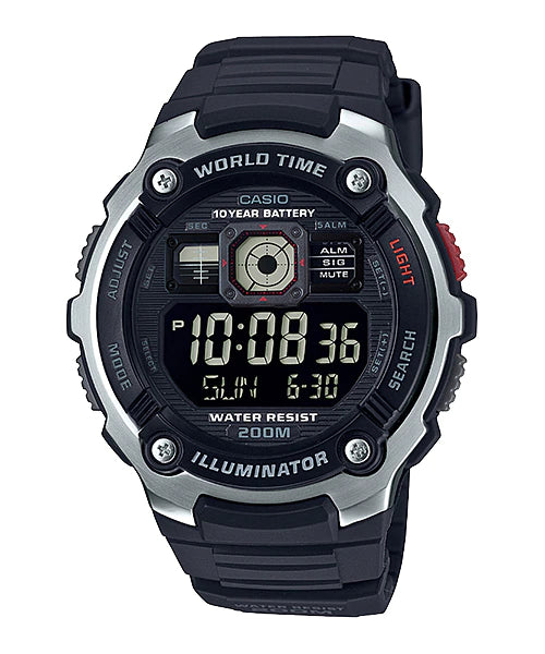 Casio World Time – Multi-Time Display (Ref: AE-2000W-1AVDF)