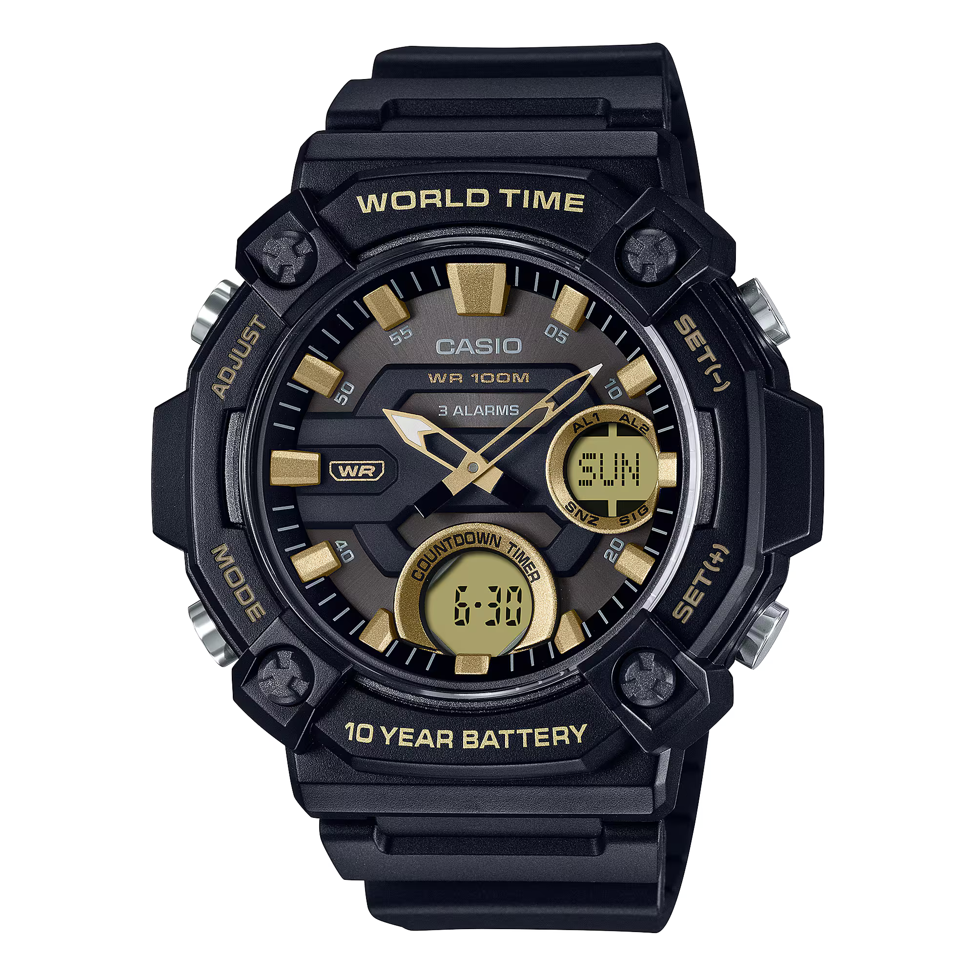 Casio World Time – Multi-Time Display (Ref: AEQ-120W-9AV)