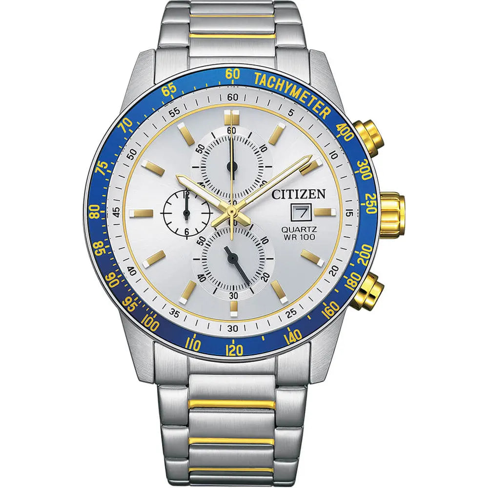 Citizen Quartz Chronograph – Stainless Steel Bracelet (Ref: AN3686)