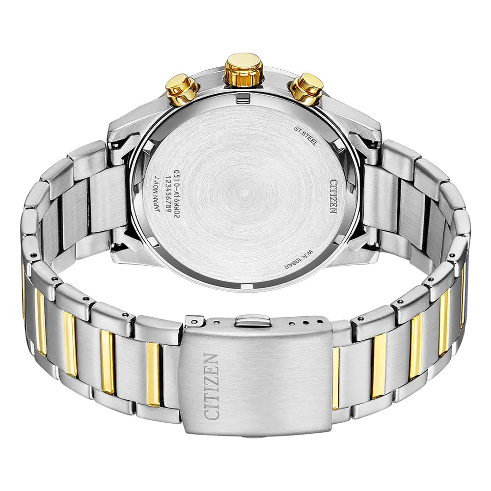 Citizen Quartz Chronograph – Stainless Steel Bracelet (Ref: AN3686)