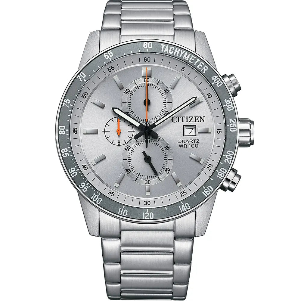 Citizen Quartz Chronograph – Stainless Steel Bracelet (Ref: AN3688)