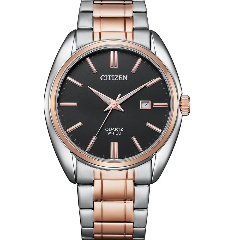 Citizen Quartz Dress Watch – Rose Gold Two-Tone (Ref: BI5104-57E)