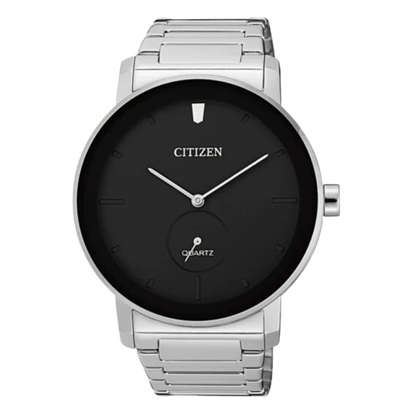 Citizen Quartz Executive – Black Dial Stainless Steel (Ref: BE9180-52E)