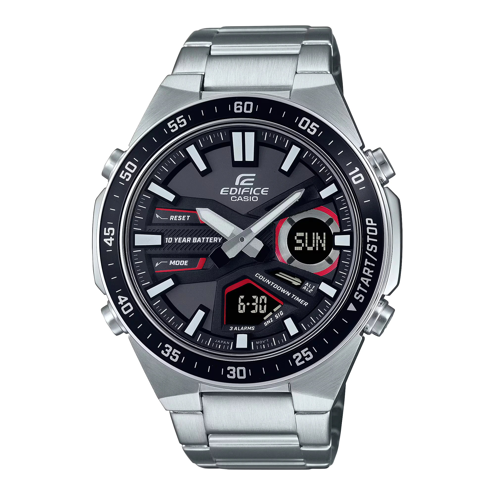 Casio Edifice Digital – Stainless Steel Bracelet (Ref. EFV-C110D)