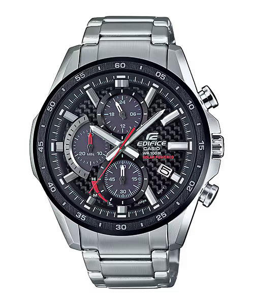 Casio Edifice Solar Chronograph – Sunray Dial (Ref. EQS-900DB)