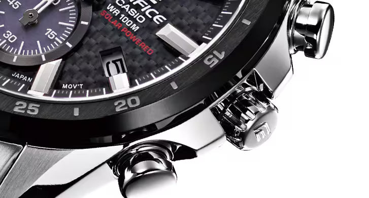 Casio Edifice Solar Chronograph – Sunray Dial (Ref. EQS-900DB)