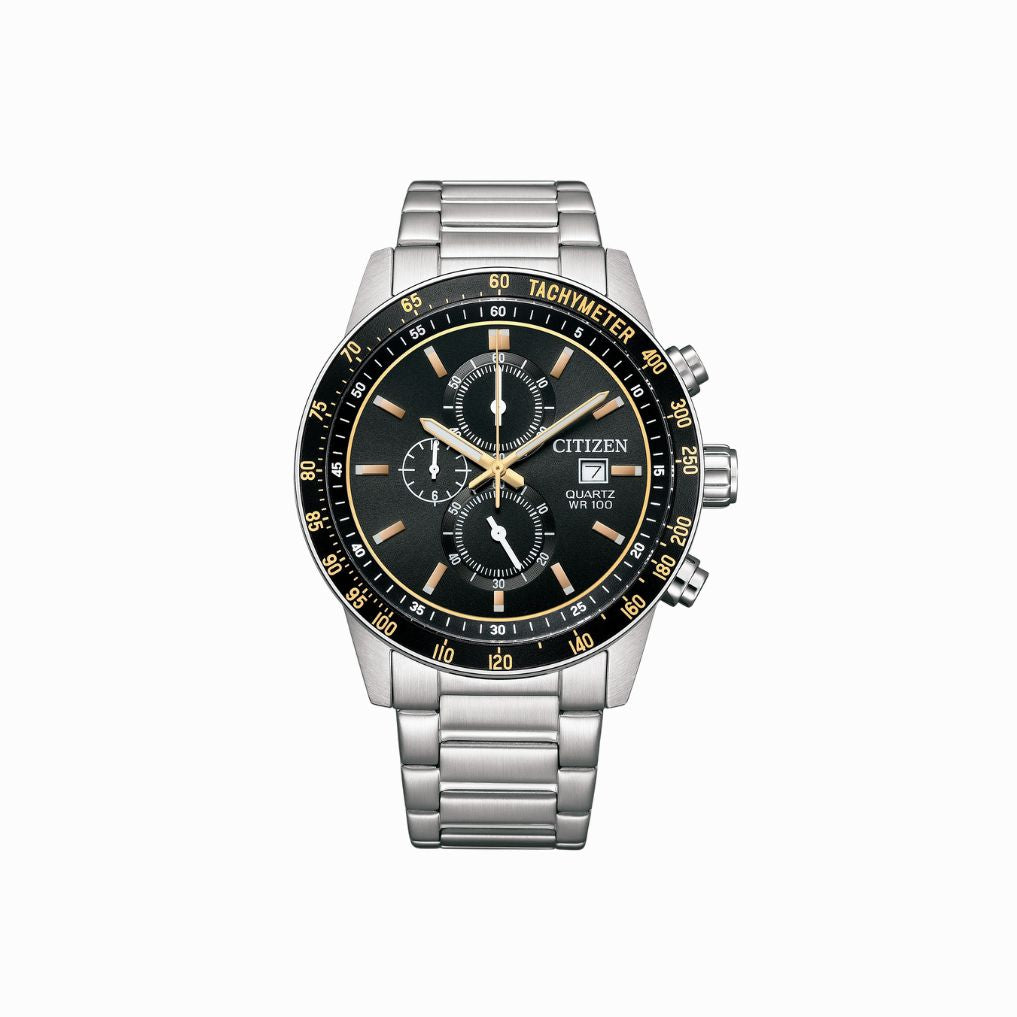Citizen Quartz Chronograph – Stainless Steel Bracelet (Ref: AN3681)