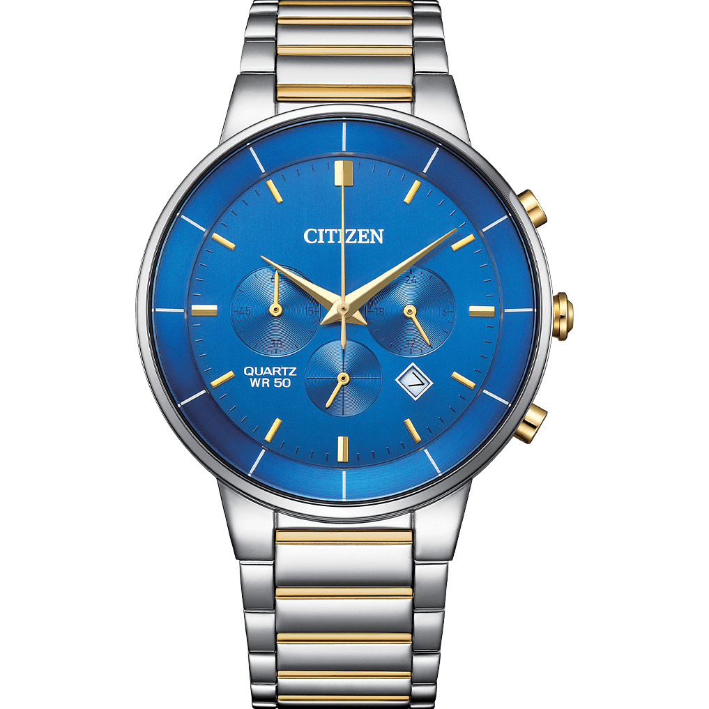 Citizen Quartz Chronograph – Stainless Steel Bracelet (Ref: AN8224-51L)