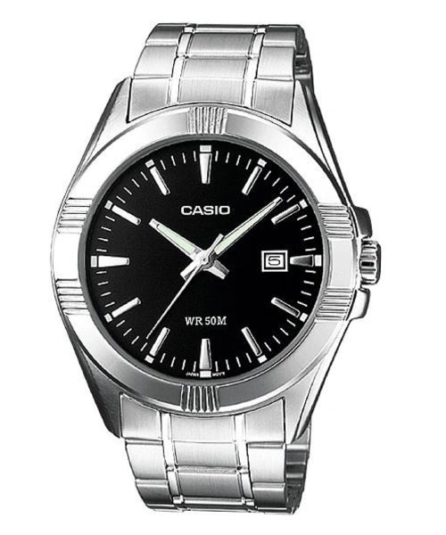 Casio Analog Quartz – Black Dial (Ref. MTP-1308D)