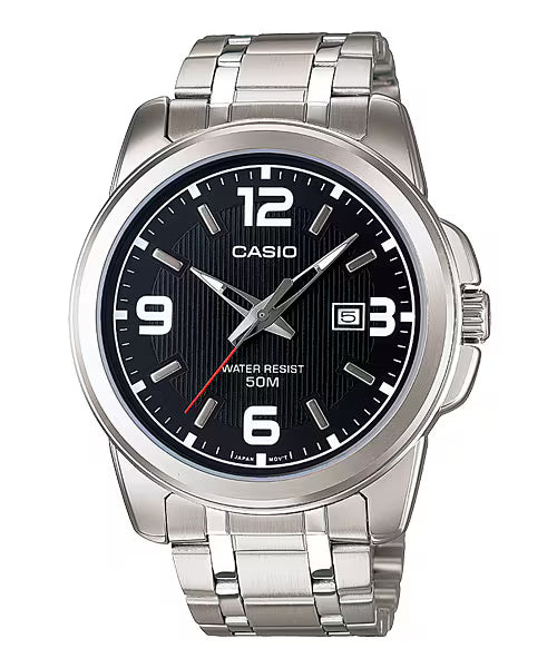 Casio Analog Quartz – Black Dial (Ref. MTP-1314D)