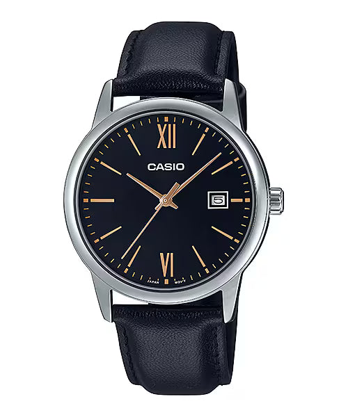 Casio Classic Analog – Leather Strap (Ref. MTP-V002L)