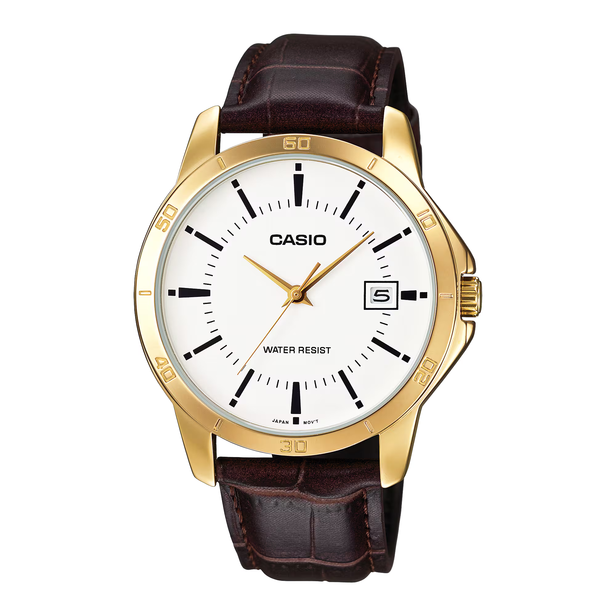 Casio Classic Analog – Leather Strap ( Ref. MTP-V004GL)