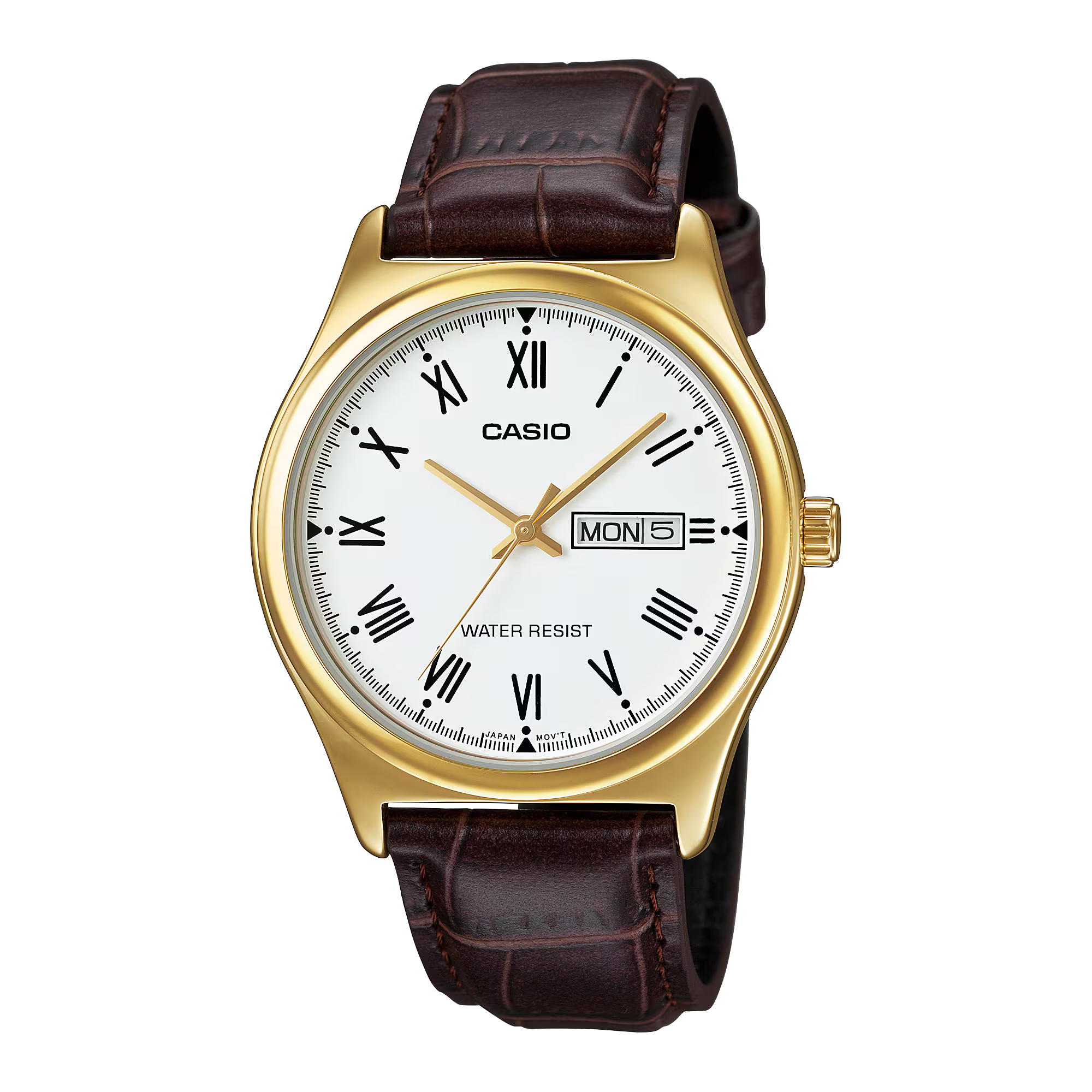Casio Classic Analog – Leather Strap (Ref. MTP-V006GL)
