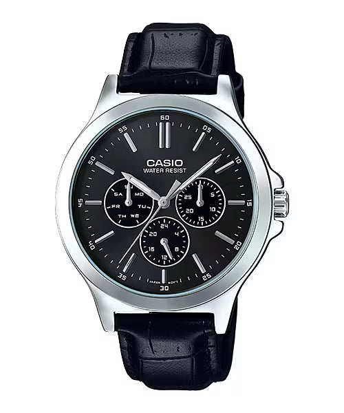 Casio Classic Analog – Leather Strap (Ref. MTP-V300L)