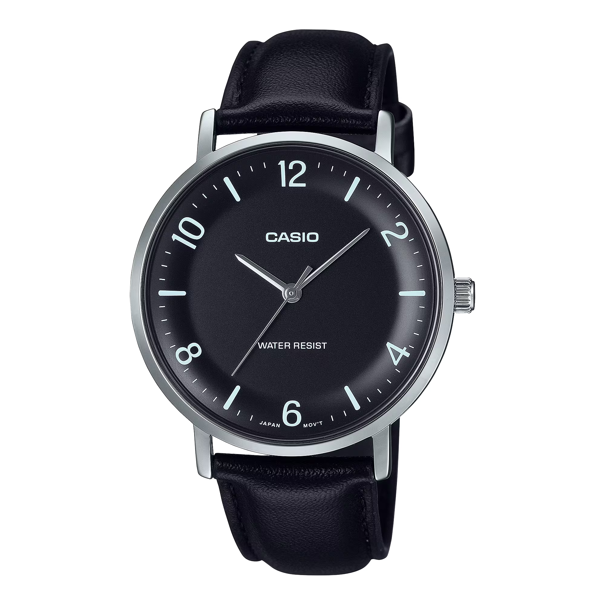 Casio Classic Analog – Leather Strap (Ref. MTP-VT03L)