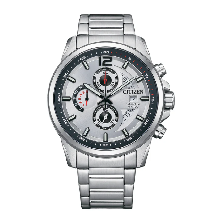 Citizen Quartz Chronograph – Stainless Steel Bracelet (Ref: AN3690-56A)