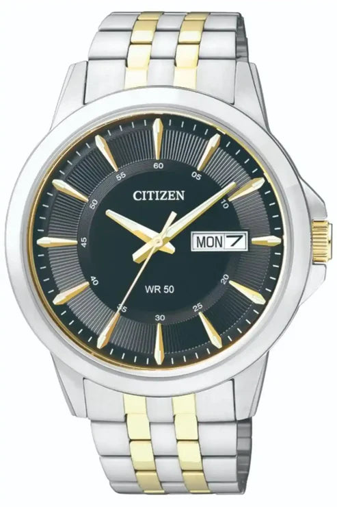 Citizen Quartz Dress Watch – Two-Tone Stainless Steel (Ref: BF2018-52E)